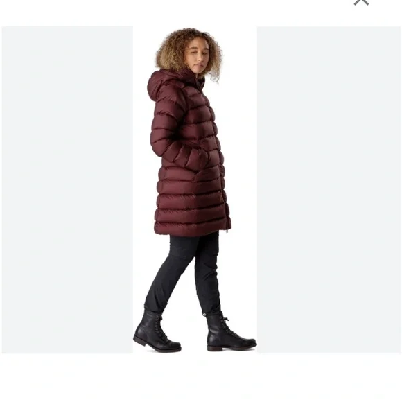 Arc’teryx Women’s Seyla Mid Insulated Coat | S | 750 grey goose down |chocolate - Picture 2 of 16